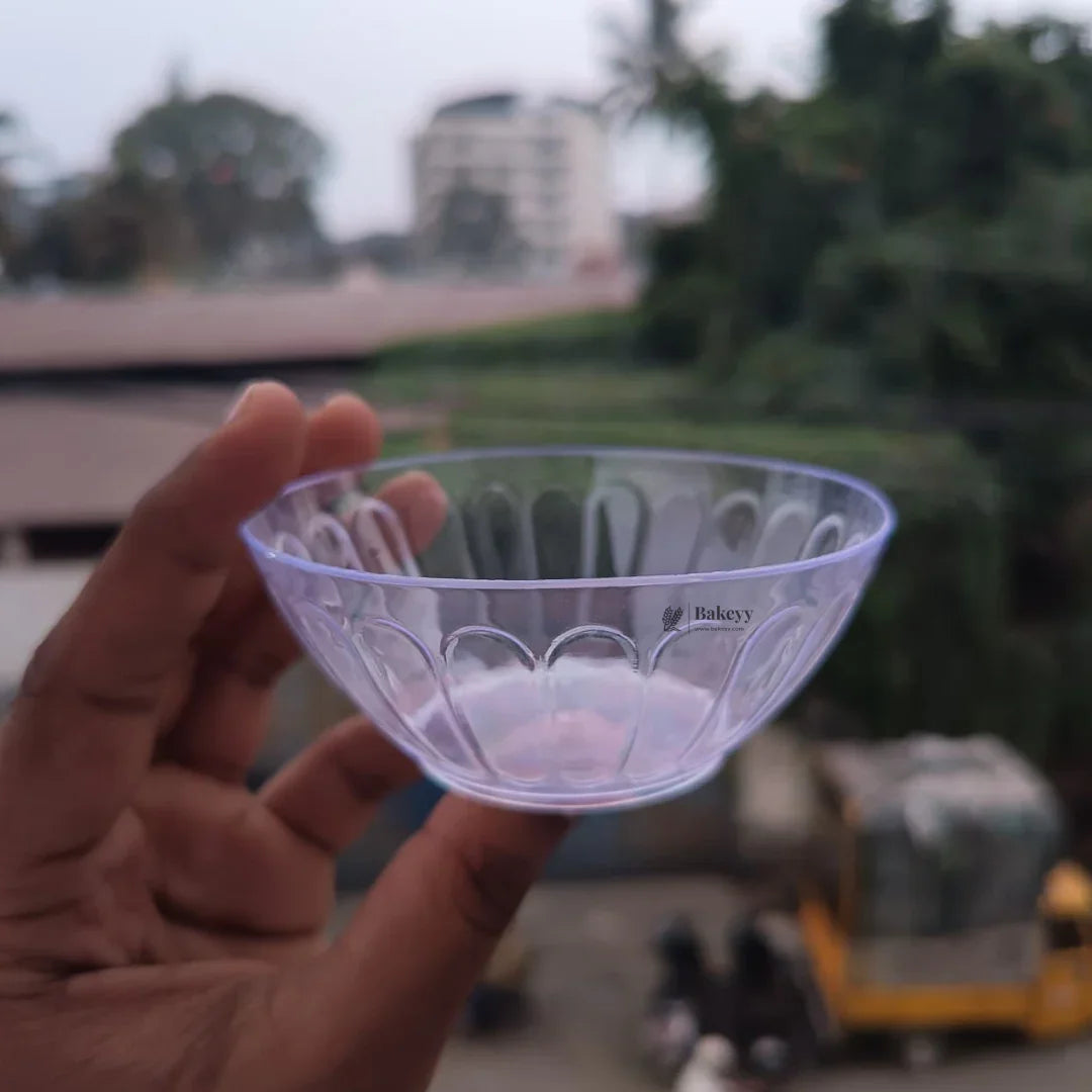 Clear Plastic Dessert & Serving Bowl | Dessert Bowl | D56 | Pack of 25