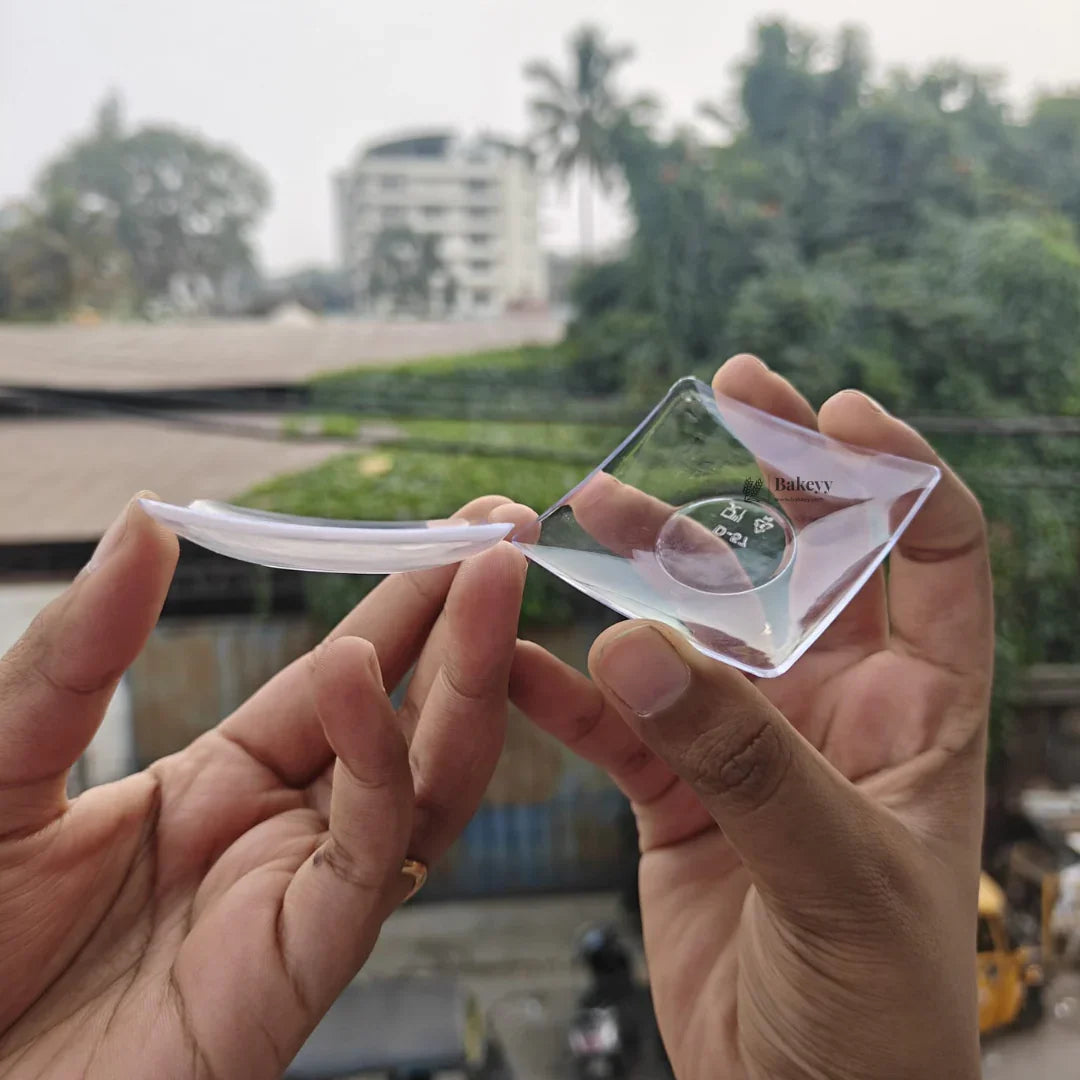 Clear Square Mini Dessert Bowl | Dessert Bowl | D57 | Pack of 50 - Bakeyy.com - India - Clear Square Mini Dessert Bowl | Dessert Bowl | D57 | Pack of 50 - Default Title 150.00