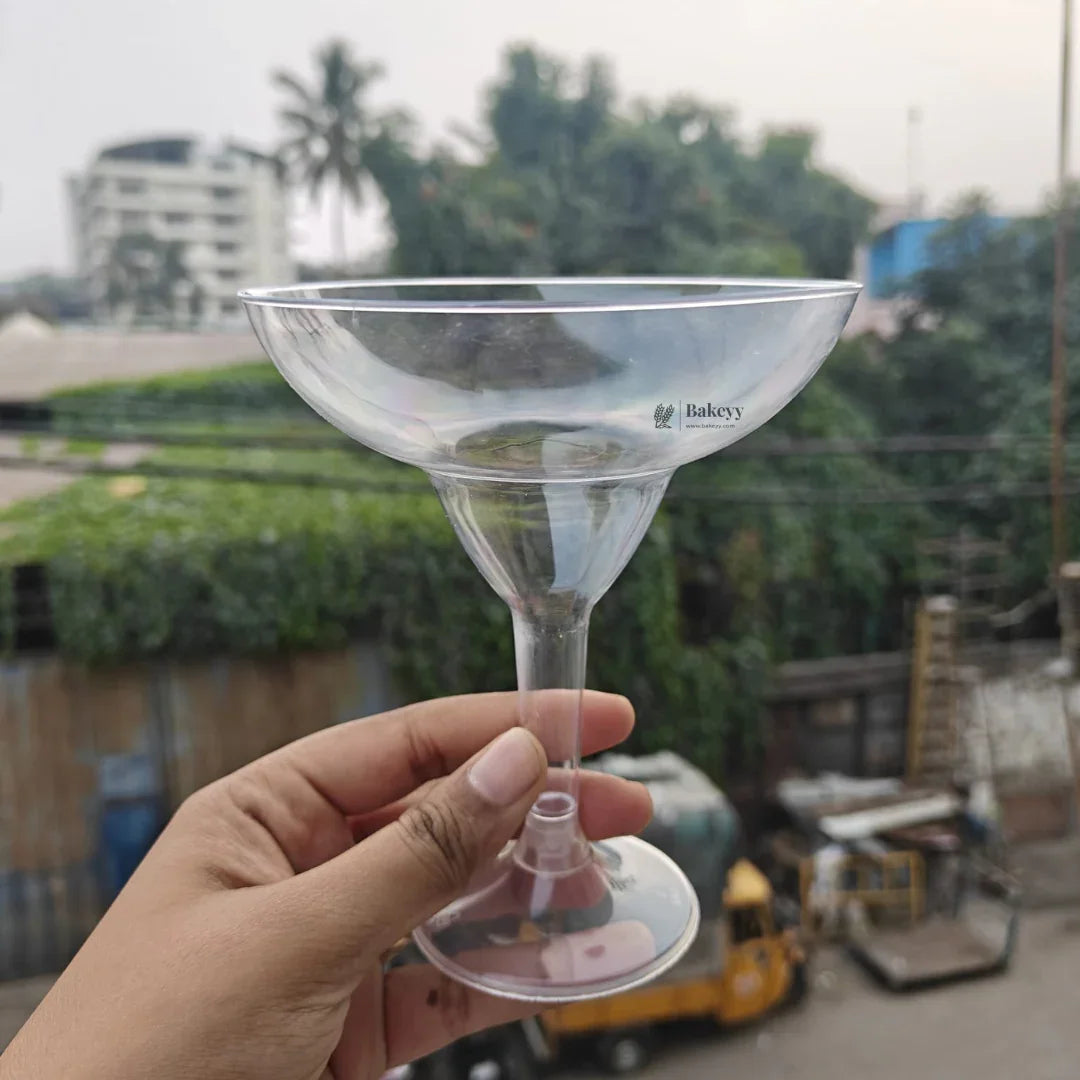 Clear Margarita Cocktail Glass | Acrylic Glass | Pack of 10