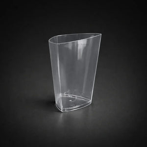 Clear Plastic Dessert Cup | Tall Triangle Shape | D31 | Pack of 30 - Bakeyy.com - India - Clear Plastic Dessert Cup | Tall Triangle Shape | D31 | Pack of 30 - Default Title 240.00