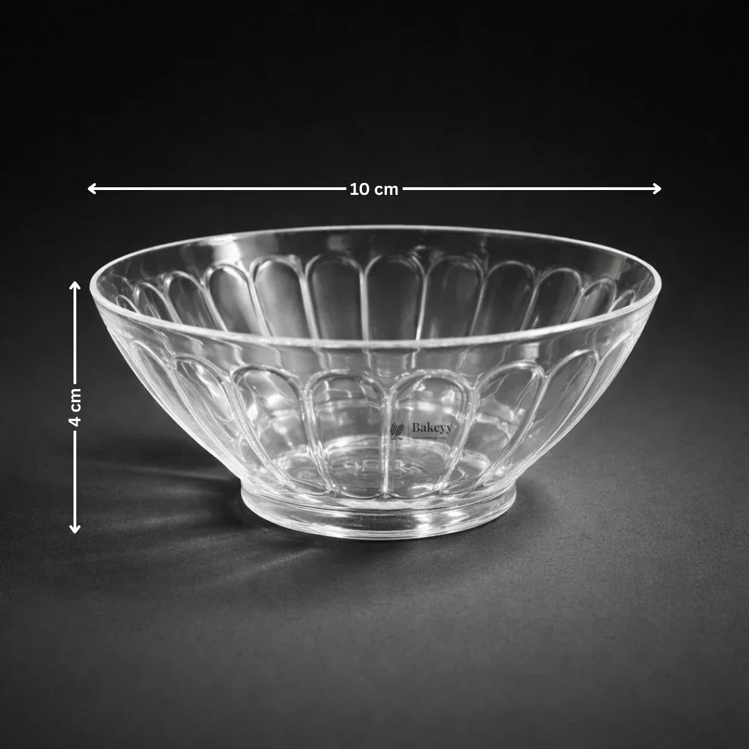 Clear Plastic Dessert & Serving Bowl | Dessert Bowl | D56 | Pack of 25