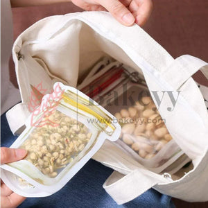 Yellow Jar Zip Lock Pouch |9.2 cm x 15 cm |Mason Jar Design| Pack of 50 - Bakeyy.com - India - Yellow Jar Zip Lock Pouch |9.2 cm x 15 cm |Mason Jar Design| Pack of 50 - Default Title