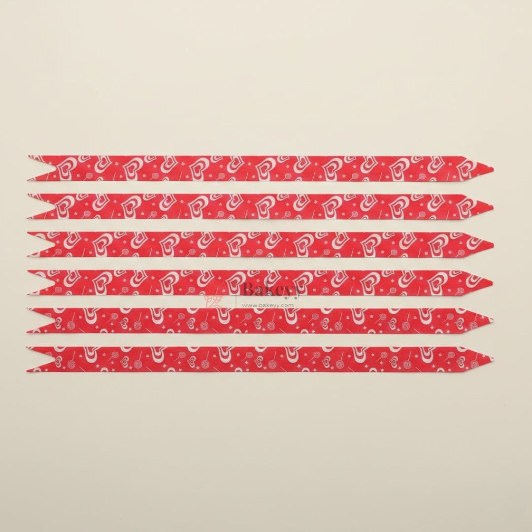 32 cm Printed Pattern Pull Up Gift Ribbon Bow | Easy Self-Tie Decorative Ribbon for Gift Wrapping & Hampers | Multiple Designs Available | Pack of 10