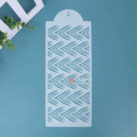 15x39cm| Cake Stencil Sheets | Intricate Patterns | DIY Crafts & Baking | Reusable Sheets |Perfect for Cake Decoration| - Bakeyy.com - India - 15x39cm| Cake Stencil Sheets | Intricate Patterns | DIY Crafts & Baking | Reusable Sheets |Perfect for Cake Decoration| - Default Title