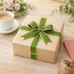 343 | Premium Decorative Gift Wrapping Ribbon Roll – 3cm Width | 18 Meters Roll