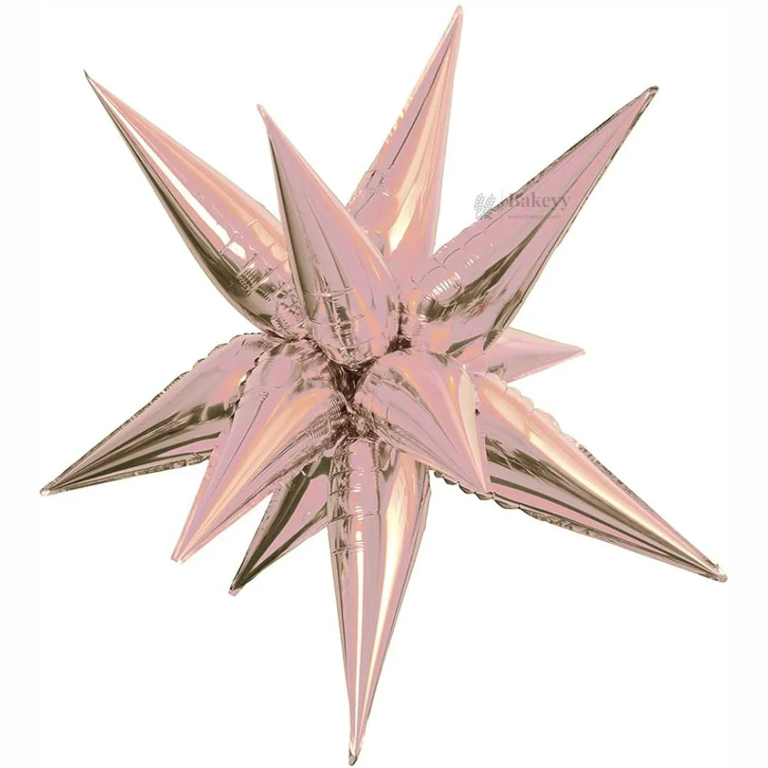 3D Spiky Star Foil Balloon – Premium Party Backdrop Balloon Pack of 1