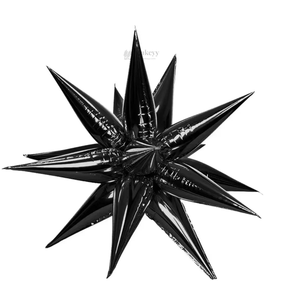 3D Spiky Star Foil Balloon – Premium Party Backdrop Balloon Pack of 1