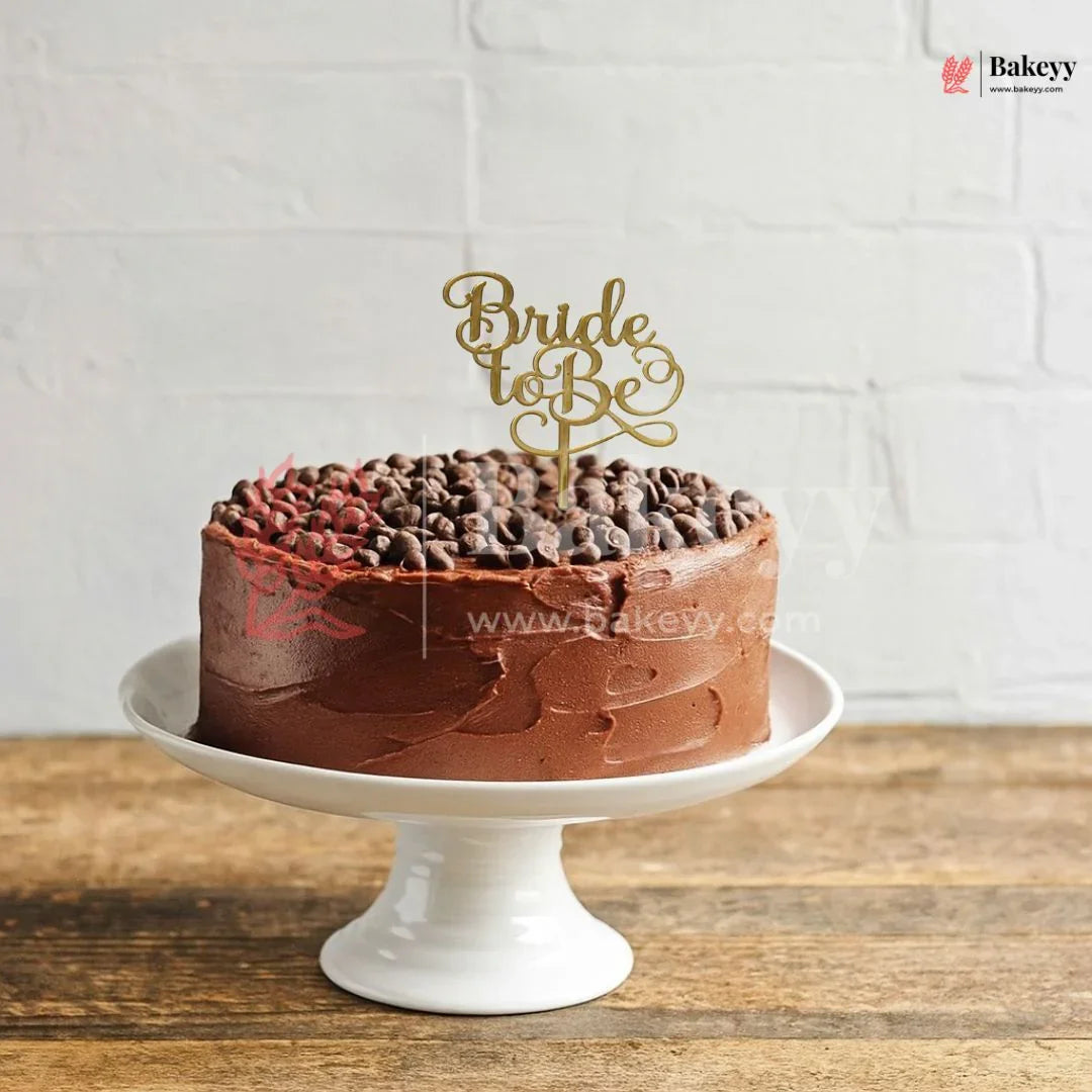 4" inch Bride To be Cake Topper