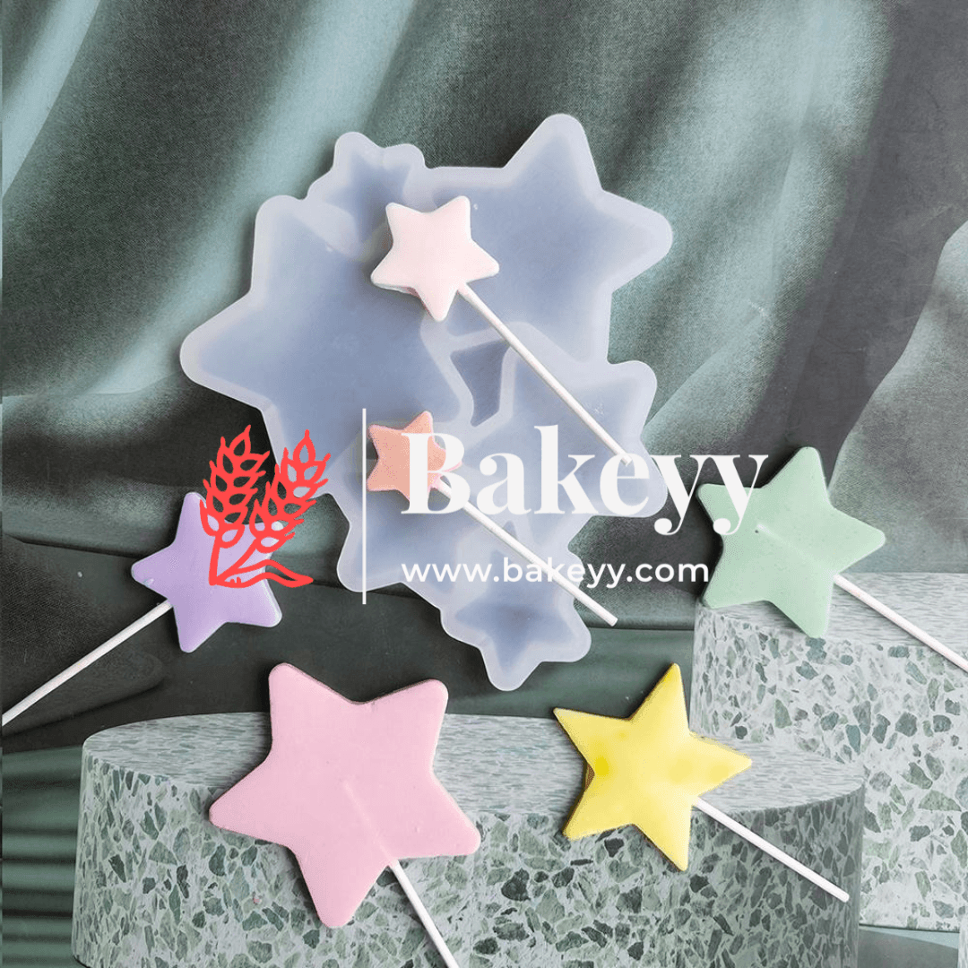 Star Shape Silicone Chocolate Mould - Bakeyy.com - India - Star Shape Silicone Chocolate Mould - Default Title