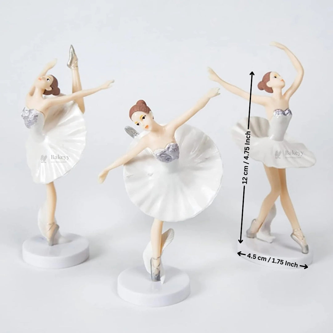 3 Pc | Ballerina Girl Cake Topper Set | Pack of 1