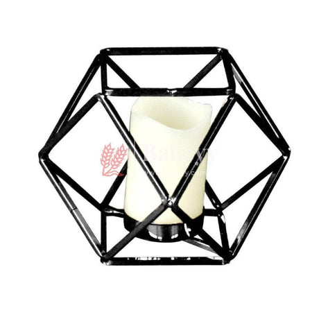 Decorative Candles Stand Perfect for Gifting | V - Day Decor - Bakeyy.com - India - Decorative Candles Stand Perfect for Gifting | V - Day Decor - Black