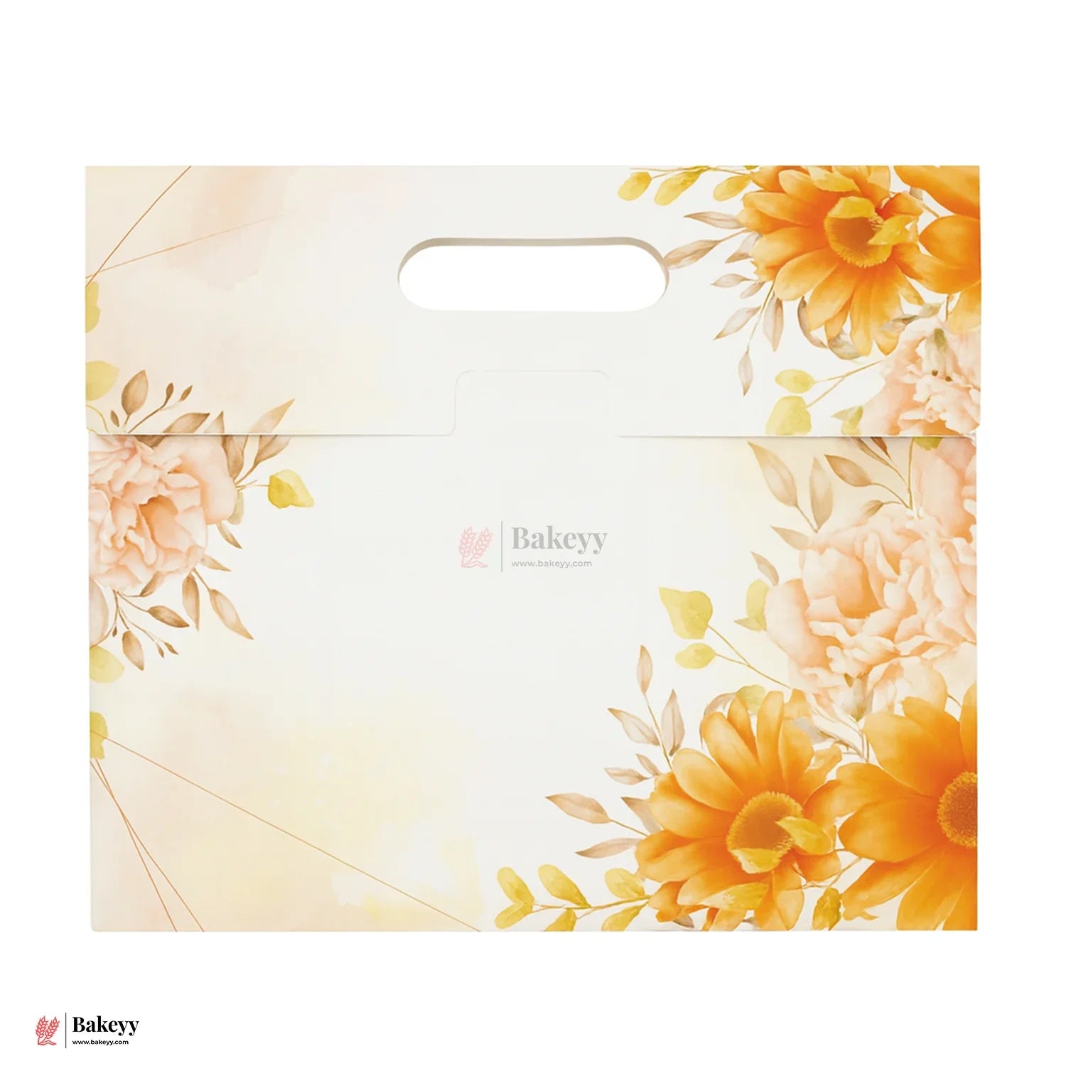 26.5x20.5x9.5cm | Floral Window Gift Box – Elegant Packaging for Every Occasion | Pack of 10