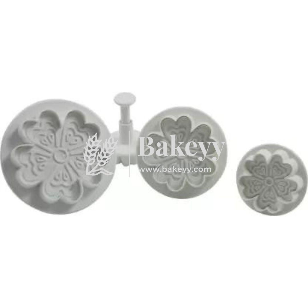 3D Plunger Cookie Cutter | Plastic Cutter | 4 Pcs - Bakeyy.com - India - 3D Plunger Cookie Cutter | Plastic Cutter | 4 Pcs - Default Title