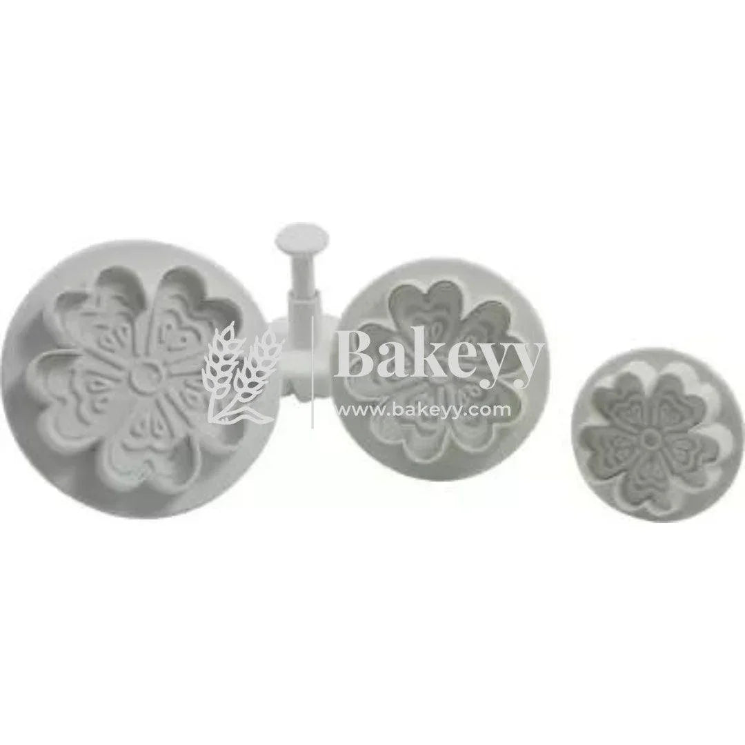 3D Plunger Cookie Cutter | Plastic Cutter | 4 Pcs - Bakeyy.com - India - 3D Plunger Cookie Cutter | Plastic Cutter | 4 Pcs - Default Title