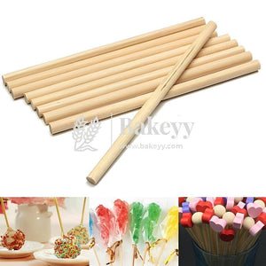 6 Inch Wooden Lollipop Stick | Candy Stick | 100 pcs - Bakeyy.com - India - 6 Inch Wooden Lollipop Stick | Candy Stick | 100 pcs - Default Title