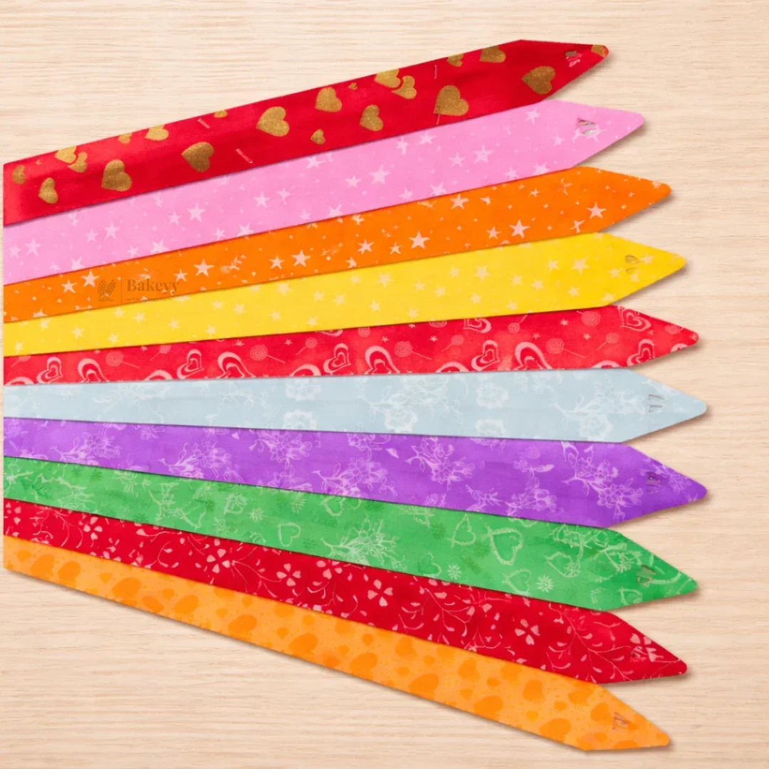 40cmPullUpGiftRibbonBowDecorativePre-CutRibbonStripsEasySelf-TieDecorativeRibbonforGiftWrapping_HampersMultipleColoursAvailablePackof