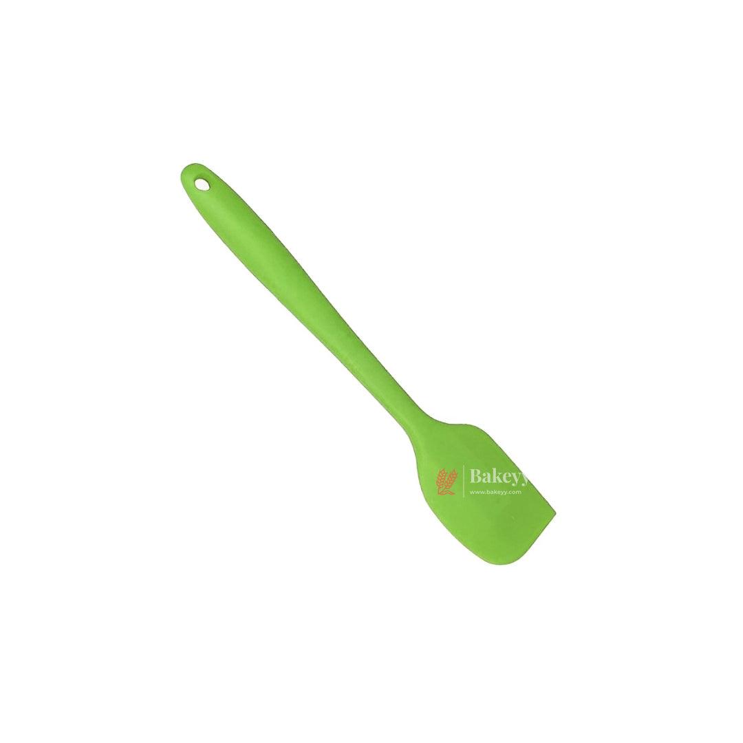 28x5cm | Big Exquitisite Silicone Spatula For Cooking Cake | Green, Blue, Red ,Orange | - Bakeyy.com - India - 28x5cm | Big Exquitisite Silicone Spatula For Cooking Cake | Green, Blue, Red ,Orange | - Green