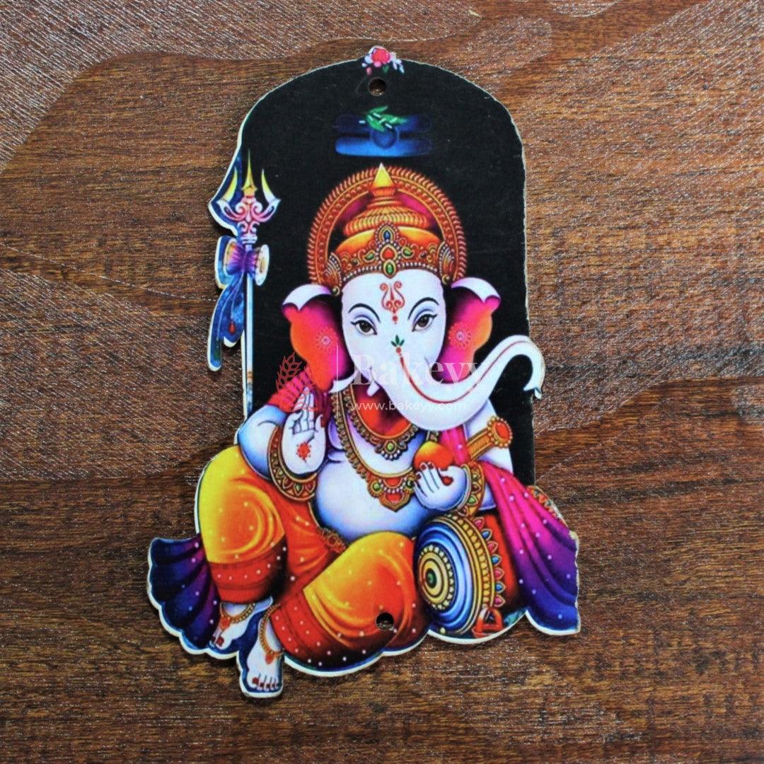 Lord Ganesh MDF Wooden Cutout | Wall Hangings | DIY Rangoli Kit | Decorations for Diwali, Dusshera Wedding Rangoli, Pooja, Decorations, Festival Gift | Pack of 2 - Bakeyy.com - India - Lord Ganesh MDF Wooden Cutout | Wall Hangings | DIY Rangoli Kit | Decorations for Diwali, Dusshera Wedding Rangoli, Pooja, Decorations, Festival Gift | Pack of 2 - 3" Inch