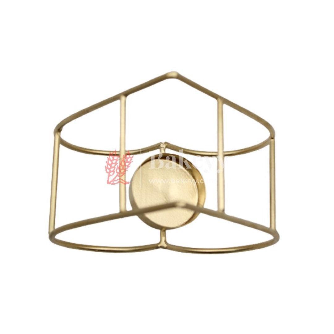 Decorative Candles Stand Perfect for Gifting | V - Day Decor - Bakeyy.com - India - Decorative Candles Stand Perfect for Gifting | V - Day Decor - Gold