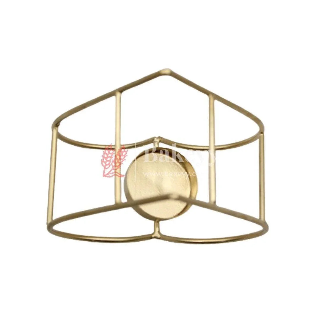 Decorative Candles Stand Perfect for Gifting | V - Day Decor - Bakeyy.com - India - Decorative Candles Stand Perfect for Gifting | V - Day Decor - Gold