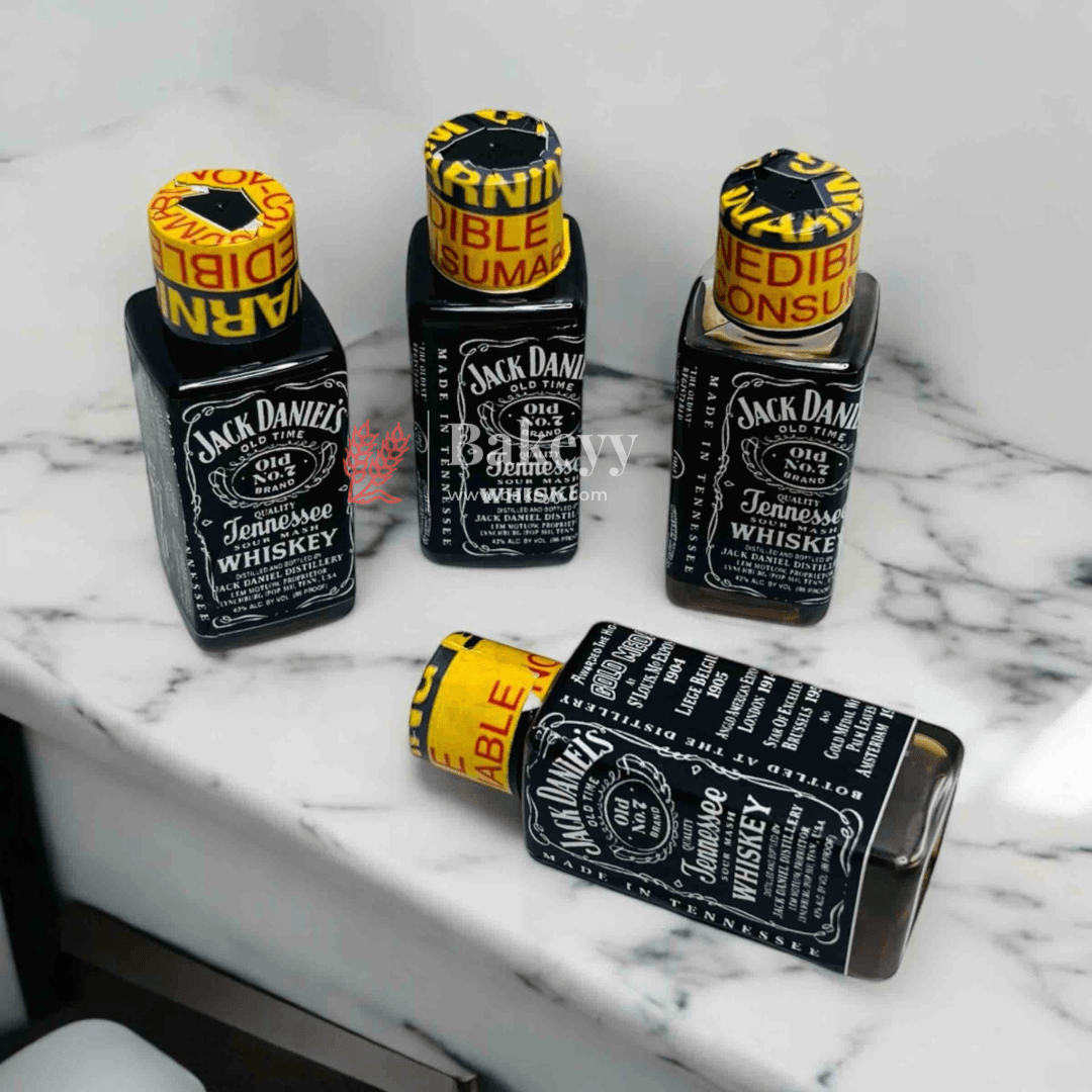 4" inch Liquor Miniature Bottle Toppers | Cake Toppers | Pack of 1| - Bakeyy.com - India - 4" inch Liquor Miniature Bottle Toppers | Cake Toppers | Pack of 1| - Jack Daniel