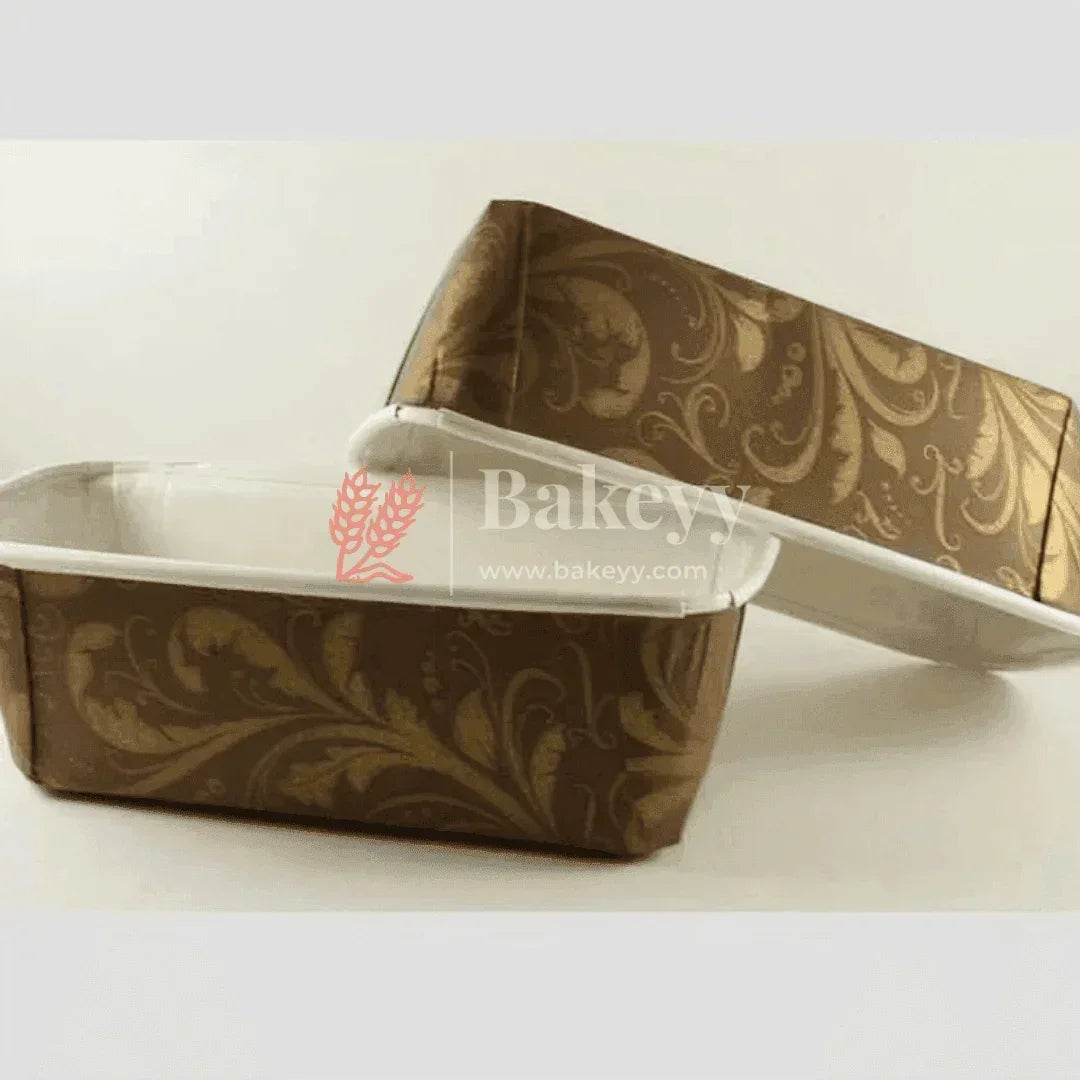 100 g Bake and Serve Rectangle Mould | Brownie Bake | Paper Baking Mould | Pack of 50 - Bakeyy.com - India - 100 g Bake and Serve Rectangle Mould | Brownie Bake | Paper Baking Mould | Pack of 50 - Default Title