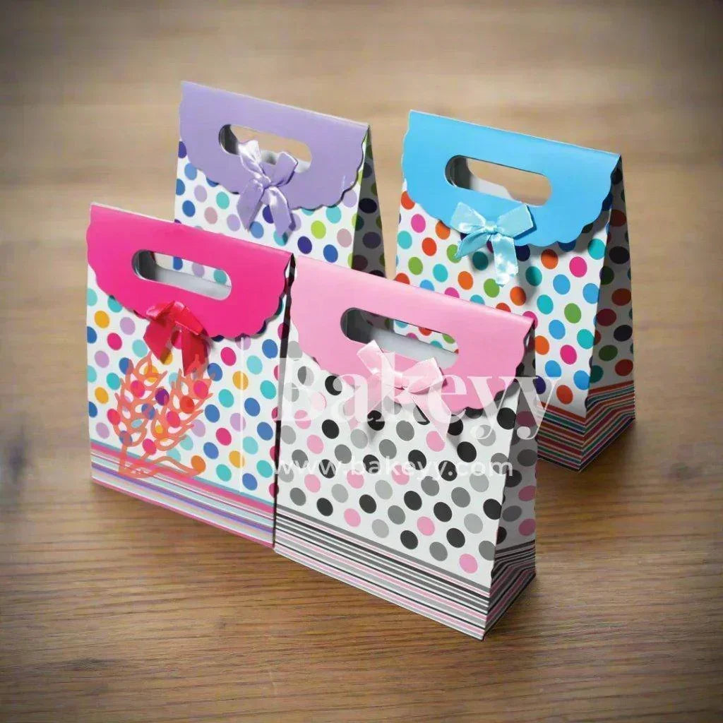 9x12 D-Cut Paper Mixed Design Bag |Gift Bag , Flip Cover And Handle, Flower Arrangements, Valentine's Day, Christmas, Souvenir Paper Bag | Mixed Colours |Pack Of 12| - Bakeyy.com - India - 9x12 D-Cut Paper Mixed Design Bag |Gift Bag , Flip Cover And Handle, Flower Arrangements, Valentine's Day, Christmas, Souvenir Paper Bag | Mixed Colours |Pack Of 12| - Default Title