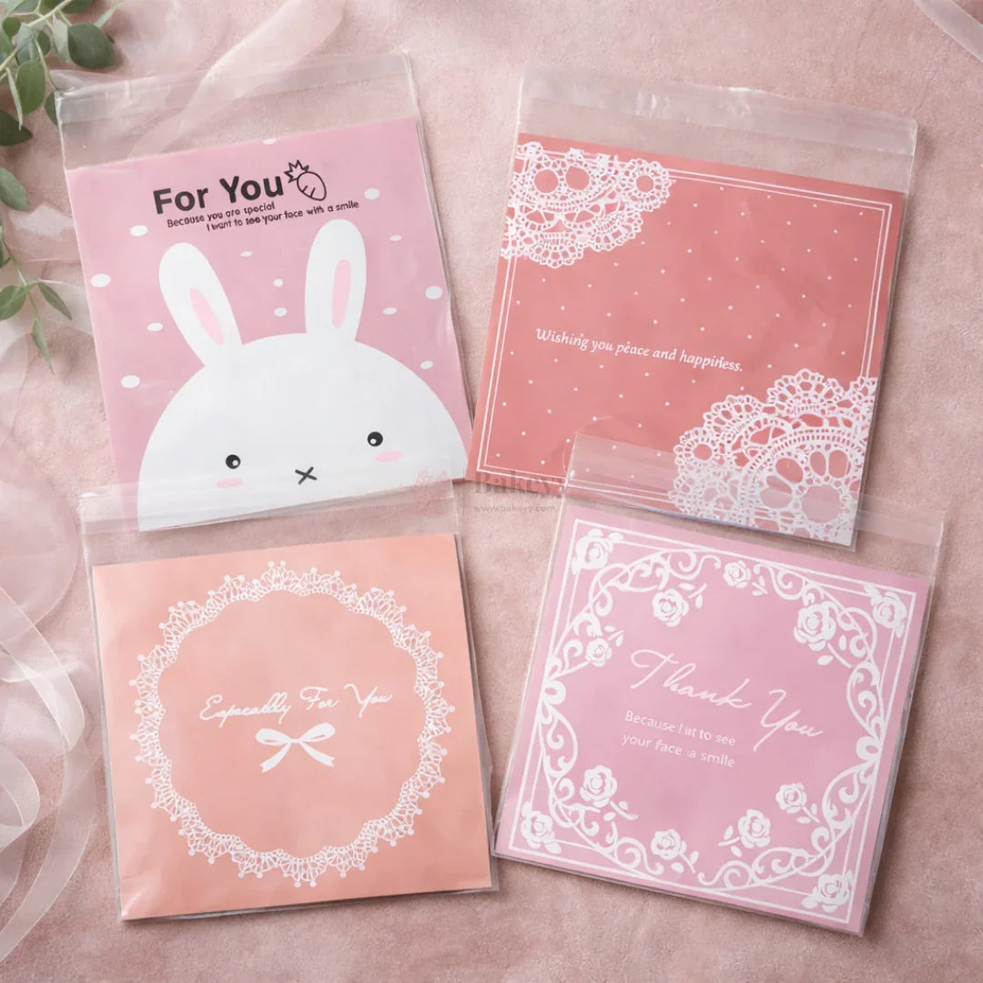 4_Designs_Printed_Cellophane_Cookie_Pouch_Set - Bakeyy.com