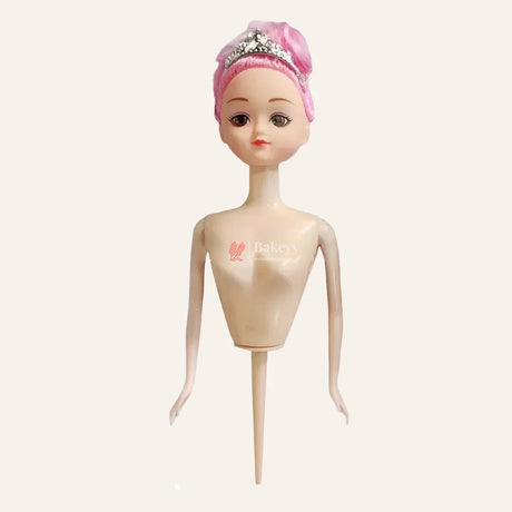 Doll Topper | Princess Doll Cake Topper – Half Body Pick with Hair | 1Pc - Bakeyy.com - India - Doll Topper | Princess Doll Cake Topper – Half Body Pick with Hair | 1Pc - Default Title