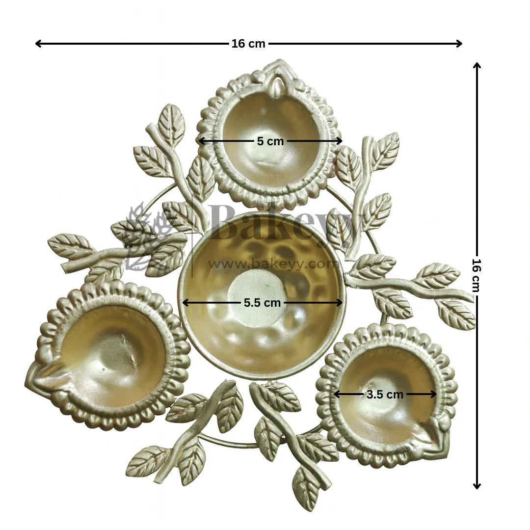 Leaf Design Decorative Urli | 1 Piece