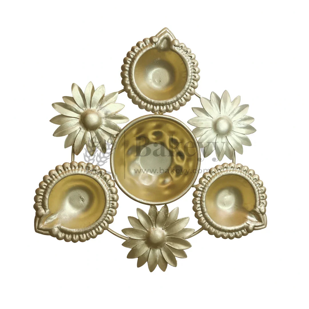 Flower Design Decorative Urli | 1 Piece