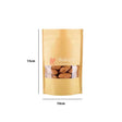 50g | Zip Lock Pouch |Window Brown Zip lock Pouch | 10x15x3 CM | Standing Pouch | Pack of 50 | - Bakeyy.com - India - 50g | Zip Lock Pouch |Window Brown Zip lock Pouch | 10x15x3 CM | Standing Pouch | Pack of 50 | - Pack Of 50 / 50g / 10x15x3cm
