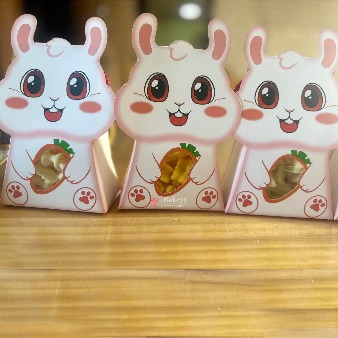 10.5x15 cm | Rabbit Themed Candy Gift Boxes | Goodie Box | Perfect for Special Occasions | Return Gift Box | Pack of 10 - Bakeyy.com - India - 10.5x15 cm | Rabbit Themed Candy Gift Boxes | Goodie Box | Perfect for Special Occasions | Return Gift Box | Pack of 10 - Default Title