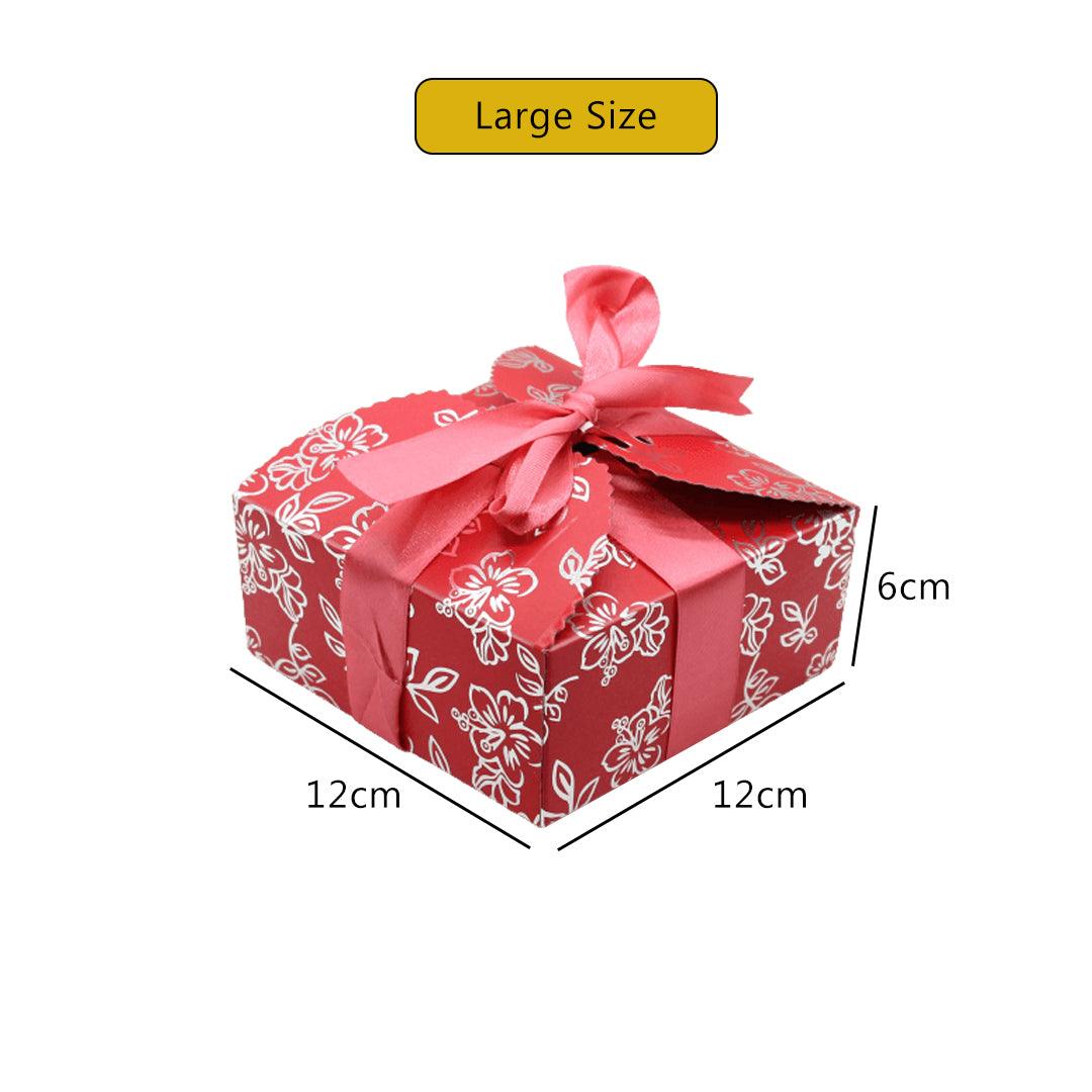 Gift Box | Pack Of 10 | Chocolate Packing Box | Return Gift Box | Red Colour | Large - Bakeyy.com - India - Gift Box | Pack Of 10 | Chocolate Packing Box | Return Gift Box | Red Colour | Large - Default Title