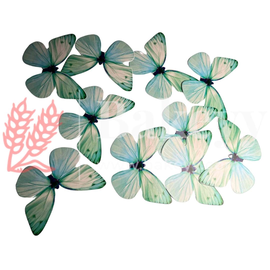 B5 Turquoise| Butterfly Themed Cake Toppers | Decorative Party Cake Accessories| Birthday cake decorations |6cm X 5.5cm| Pack of 10 - Bakeyy.com - India - B5 Turquoise| Butterfly Themed Cake Toppers | Decorative Party Cake Accessories| Birthday cake decorations |6cm X 5.5cm| Pack of 10 - Default Title
