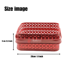 Hamper Basket For Gifting Square |Pink Colour | Stylish and Durable Storage Solution| Hamper Basket For Gifting - Bakeyy.com - India - Hamper Basket For Gifting Square |Pink Colour | Stylish and Durable Storage Solution| Hamper Basket For Gifting - Default Title