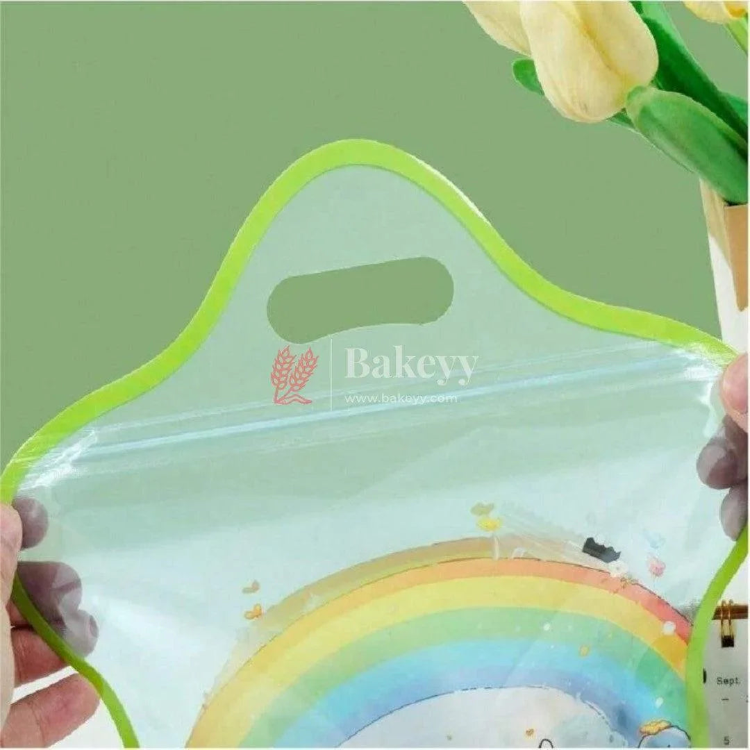 Star Shape | Fancy Zip Lock Pouches | 2 Colors in 1 Packet | Pack of 25