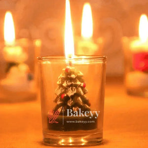 Christmas Decorative Tealight Candle Set | Pack of 12 | Festive Glass Candles for Christmas - Bakeyy.com - India - Christmas Decorative Tealight Candle Set | Pack of 12 | Festive Glass Candles for Christmas - Default Title