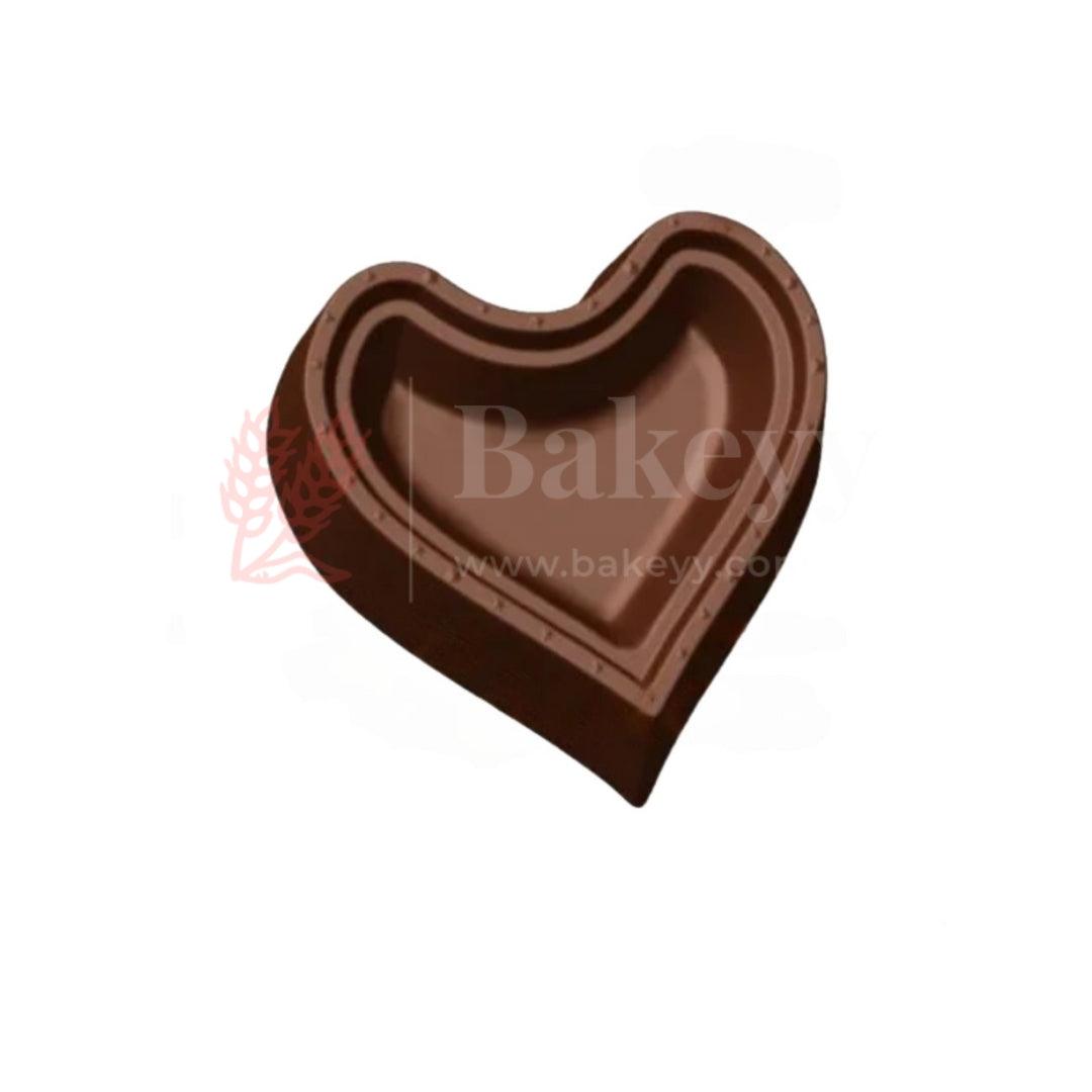 Mould 558-Hollow Love Heart Chocolate Mould Tray | Baking Accessories | Plastic Chocolate Mould | Party Favor Mould | Pack of 1 - Bakeyy.com - India - Mould 558-Hollow Love Heart Chocolate Mould Tray | Baking Accessories | Plastic Chocolate Mould | Party Favor Mould | Pack of 1 - Default Title