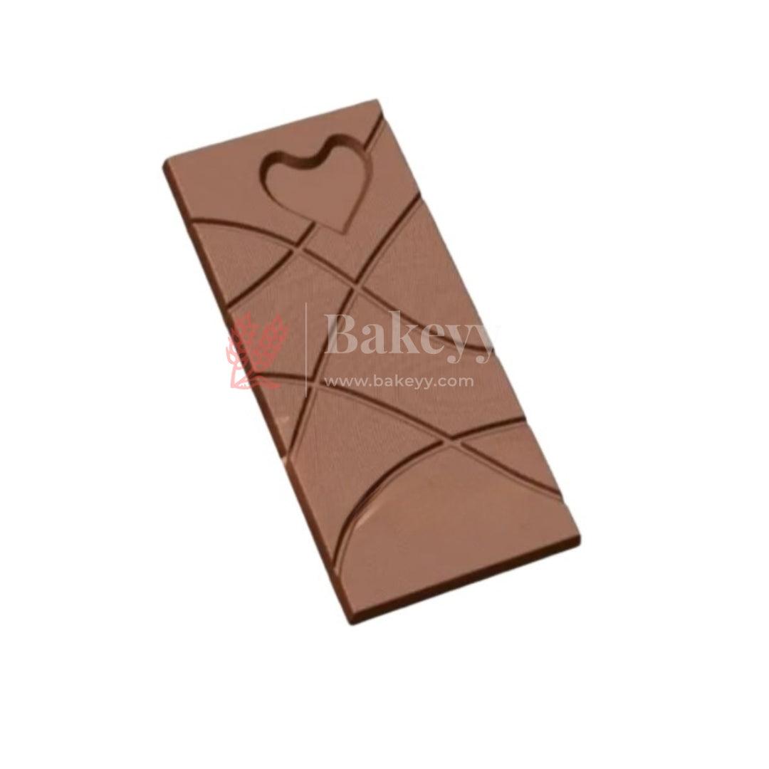 Mould 562-Heartline Elegance Bar Chocolate Mould Tray | Baking Accessories | Plastic Chocolate Mould | Party Favor Mould | Pack of 1 - Bakeyy.com - India - Mould 562-Heartline Elegance Bar Chocolate Mould Tray | Baking Accessories | Plastic Chocolate Mould | Party Favor Mould | Pack of 1 - Default Title