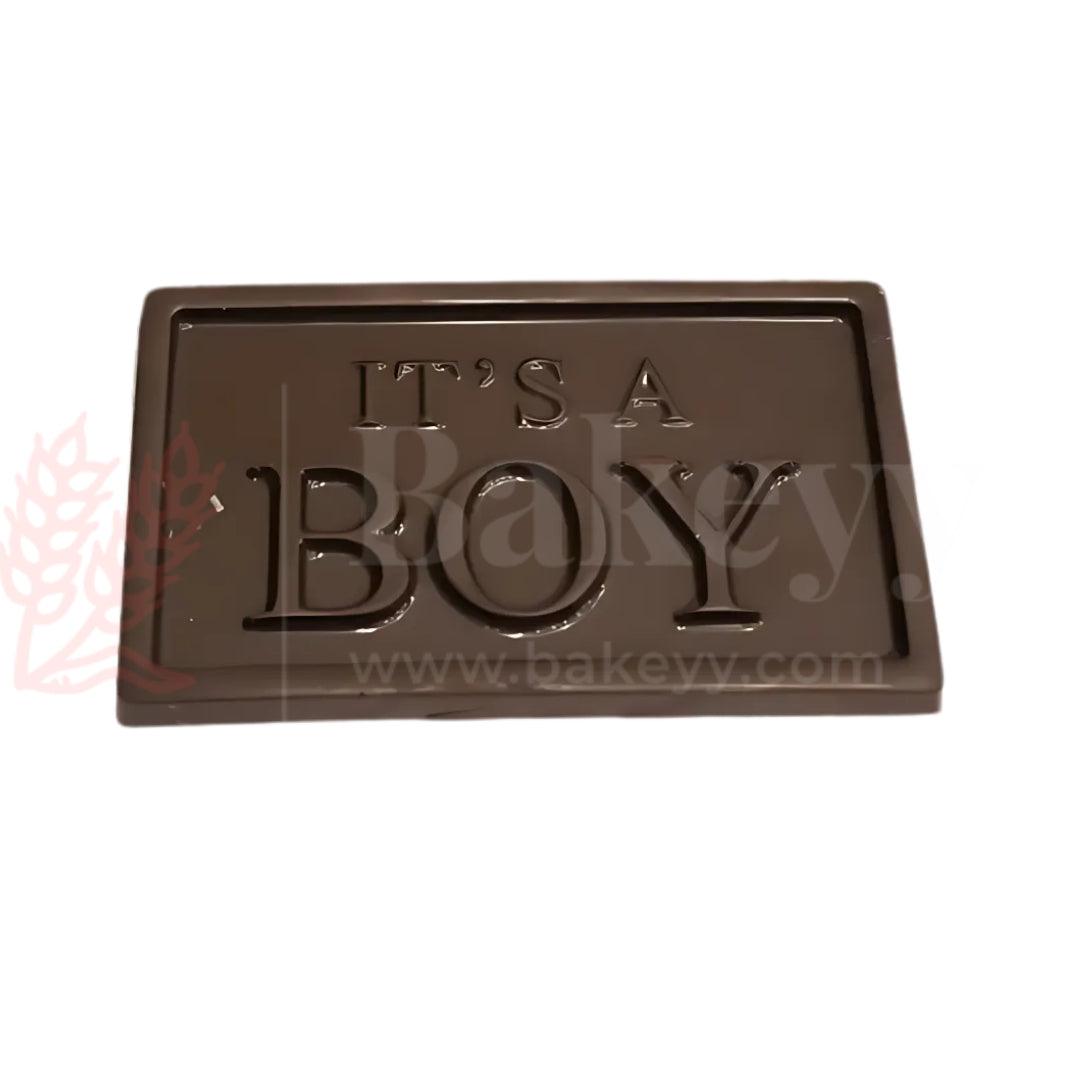 Mould 377-IT'S A BOY Chocolate Mould Tray | Baking Accessories | Plastic Chocolate Mould | Party Favor Mould | Pack of 1 - Bakeyy.com - India - Mould 377-IT'S A BOY Chocolate Mould Tray | Baking Accessories | Plastic Chocolate Mould | Party Favor Mould | Pack of 1 - Default Title