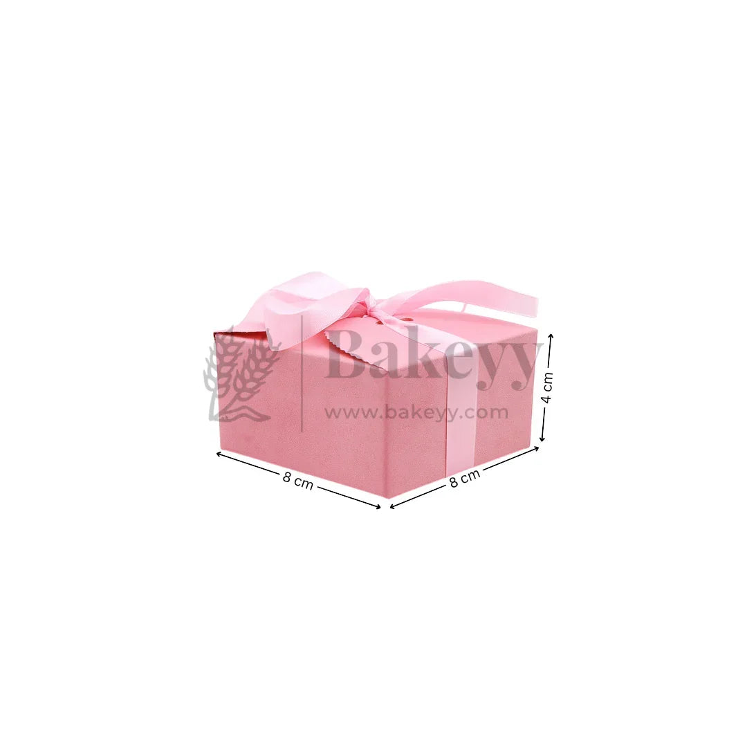 Luxury Gift Box Collection | 10 Pcs with Ribbon | Available in 5 Elegant Colors | Pack of 10 - Bakeyy.com - India - Luxury Gift Box Collection | 10 Pcs with Ribbon | Available in 5 Elegant Colors | Pack of 10 - Pink / Small