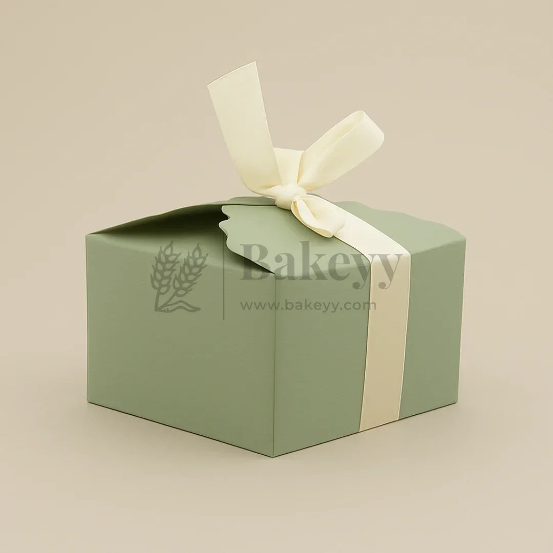 Luxury Gift Box Collection | 10 Pcs with Ribbon | Available in 5 Elegant Colors | Pack of 10 - Bakeyy.com - India - Luxury Gift Box Collection | 10 Pcs with Ribbon | Available in 5 Elegant Colors | Pack of 10 - Brown / Small
