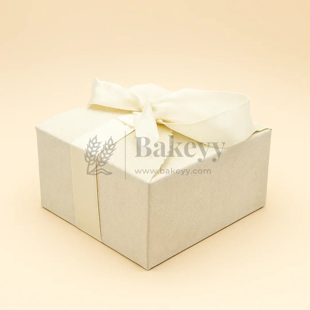 Luxury Gift Box Collection | 10 Pcs with Ribbon | Available in 5 Elegant Colors | Pack of 10 - Bakeyy.com - India - Luxury Gift Box Collection | 10 Pcs with Ribbon | Available in 5 Elegant Colors | Pack of 10 - Brown / Small