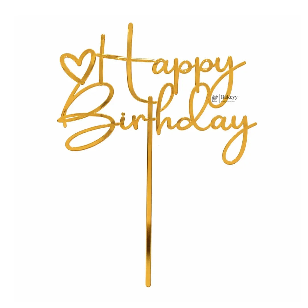 5 Inch Acrylic Cake Topper | Decorative Cake Topper for Celebrations | Assorted designs | Set 1 | Pack of 5 - Bakeyy.com - India - 5 Inch Acrylic Cake Topper | Decorative Cake Topper for Celebrations | Assorted designs | Set 1 | Pack of 5 - Design 3 75.00