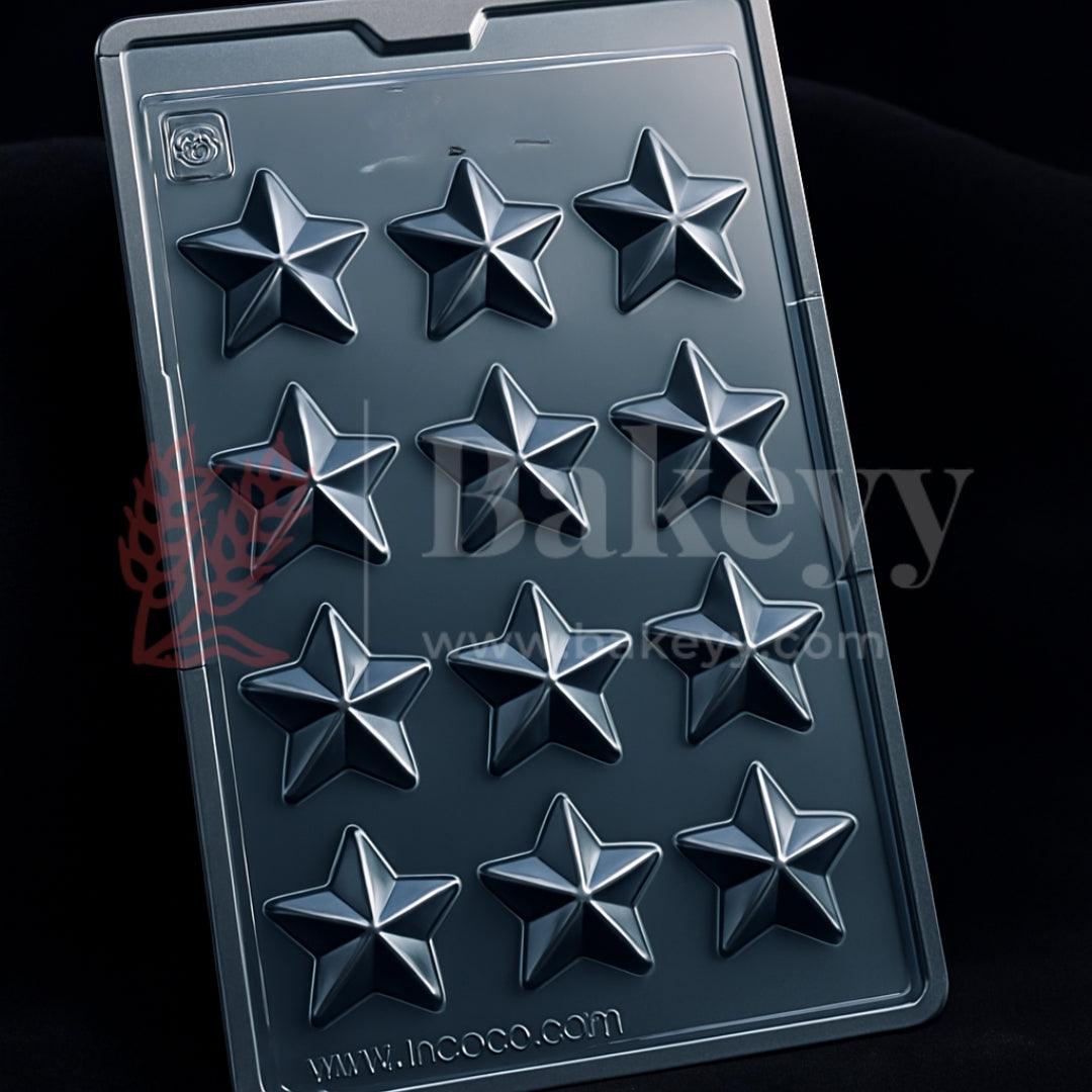 Mould 230 -Star Shape Chocolate Mould Tray | Baking Accessories | Plastic Chocolate Mould | Party Favor Mould | Pack of 1 - Bakeyy.com - India - Mould 230 -Star Shape Chocolate Mould Tray | Baking Accessories | Plastic Chocolate Mould | Party Favor Mould | Pack of 1 - Default Title
