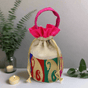 13x18 CM Jute Design Potli Bag | Multicolour | Pack Of 10 - Bakeyy.com - India - 13x18 CM Jute Design Potli Bag | Multicolour | Pack Of 10 - Default Title