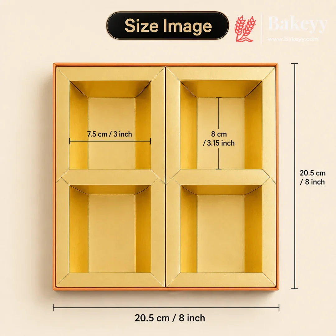 6._4_Cavity_Rigid_Dry_Fruit_Box_Elegant_Festive_Hamper_Box_with_Window_Lid_Elegant_Floral_Design_Pack_Of_1 - Bakeyy.com IN