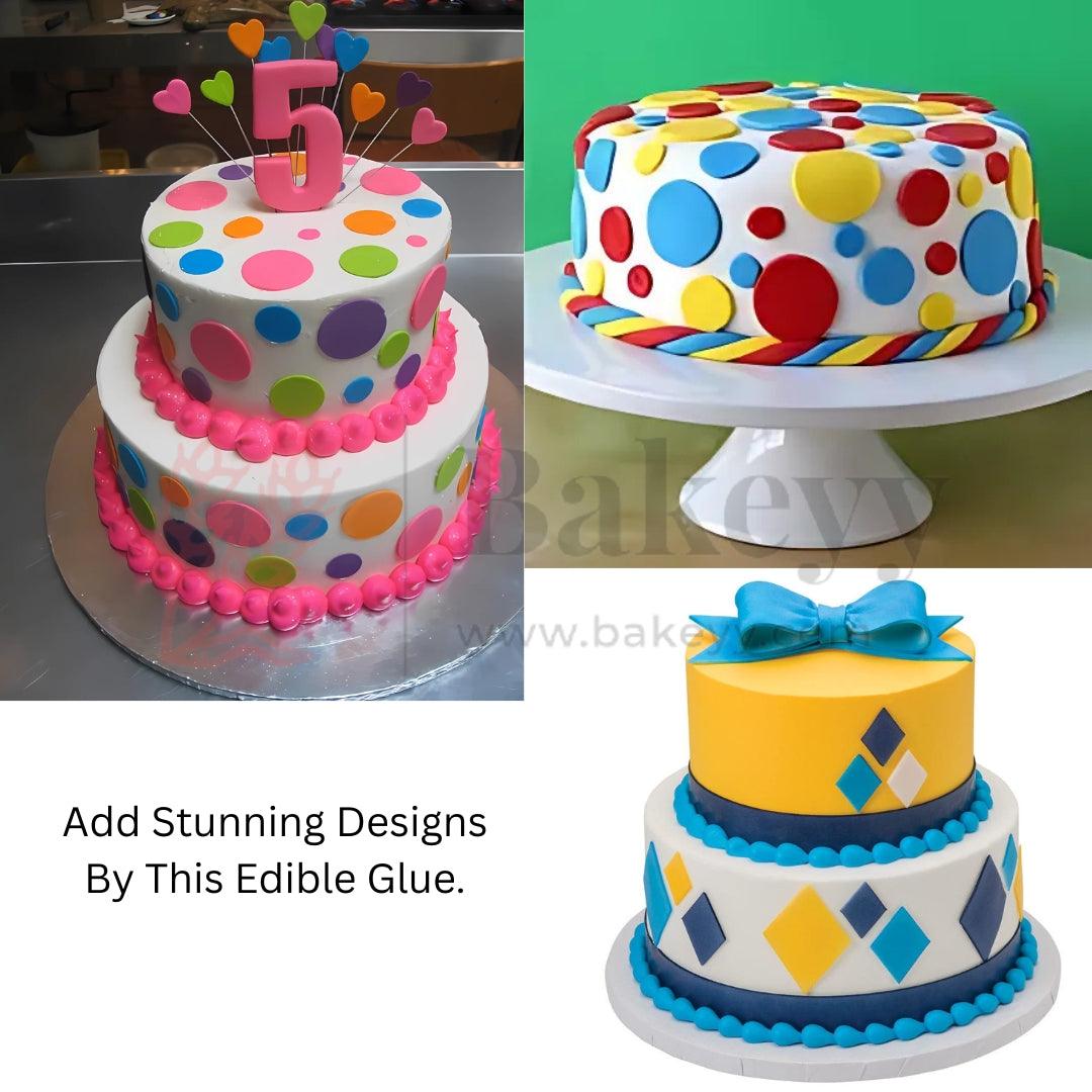 BakeHaven Edible Glue – 100% Edible Adhesive for Cake Decoration, Fondant, and Sugar Art| 1 Piece - Bakeyy.com - India - BakeHaven Edible Glue – 100% Edible Adhesive for Cake Decoration, Fondant, and Sugar Art| 1 Piece - Default Title