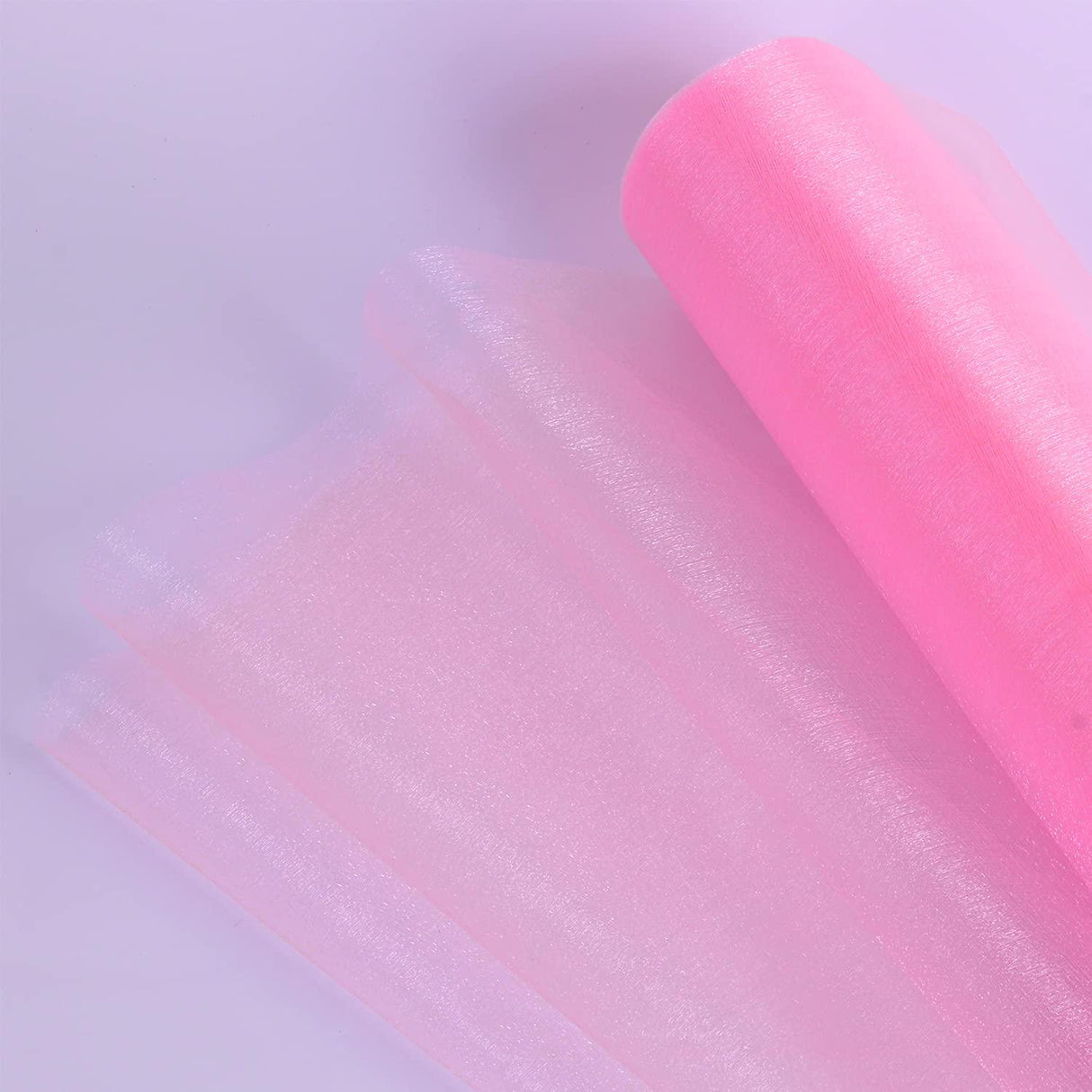 Decorative Nets for Arts and Crafts | 5 meter | Perfect as Sheer Fabric for Wedding Party Decoration, Bridal Shower, Gift Hampers - Bakeyy.com - India - Decorative Nets for Arts and Crafts | 5 meter | Perfect as Sheer Fabric for Wedding Party Decoration, Bridal Shower, Gift Hampers - Pink